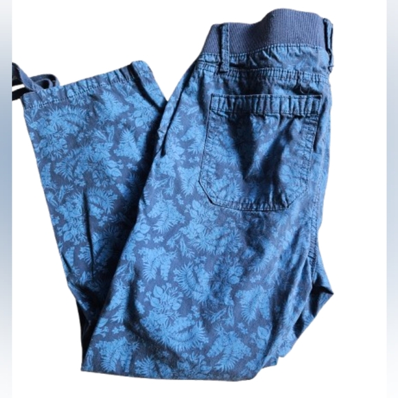 INC International Concepts Pants - INC International Concepts printed side tie capri pants, 2, blue